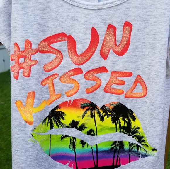 Justice Outfit Sun Kissed Cold Shoulder Shorts Set - Picture 5 of 8